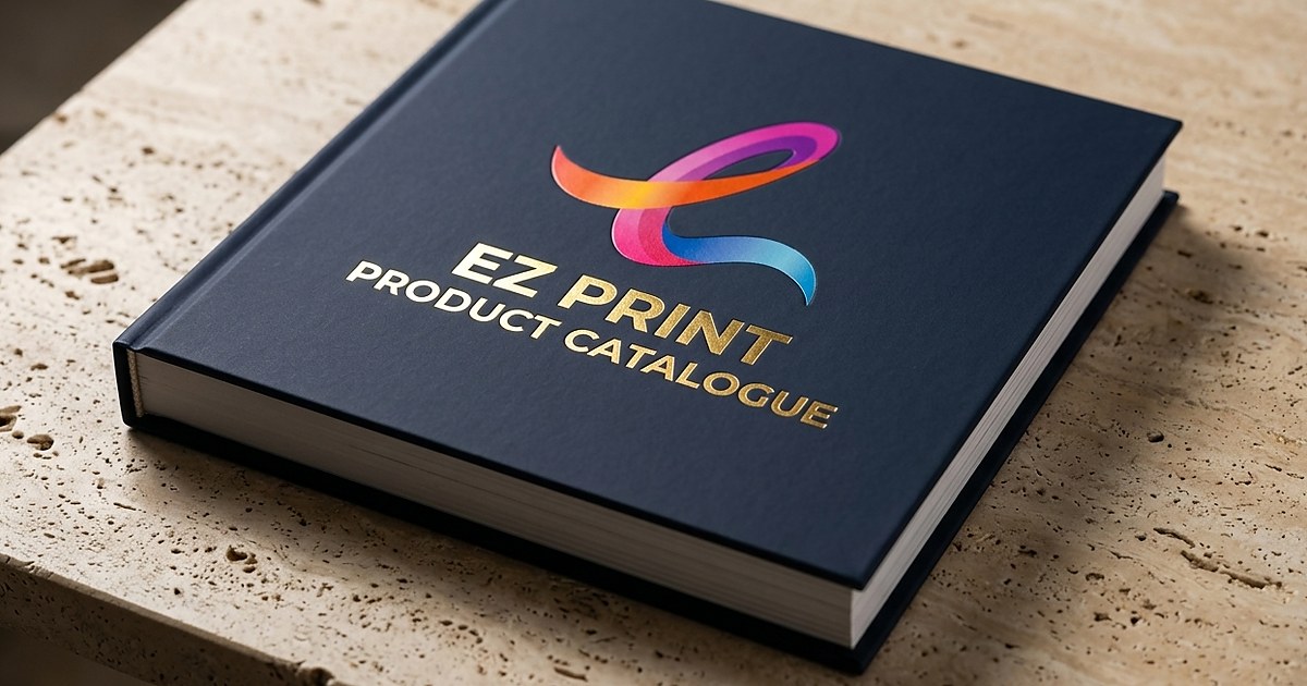 Illustrative open booklet showing its pages and binding.