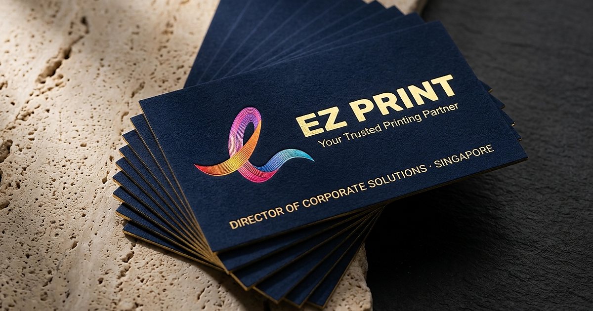 Illustrative close-up of textured white card with recessed lettering.
