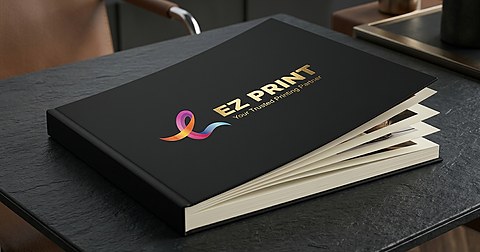 Illustrative close-up of textured white card with recessed lettering.