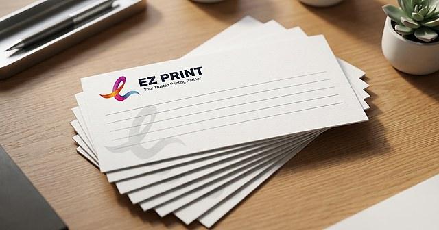Priority commercial print run materials ready for urgent job dispatch.