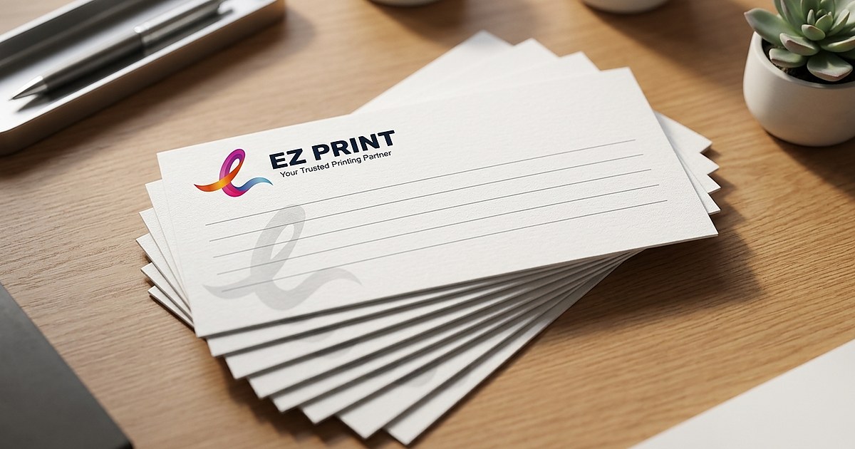 Priority commercial print run materials ready for urgent job dispatch.